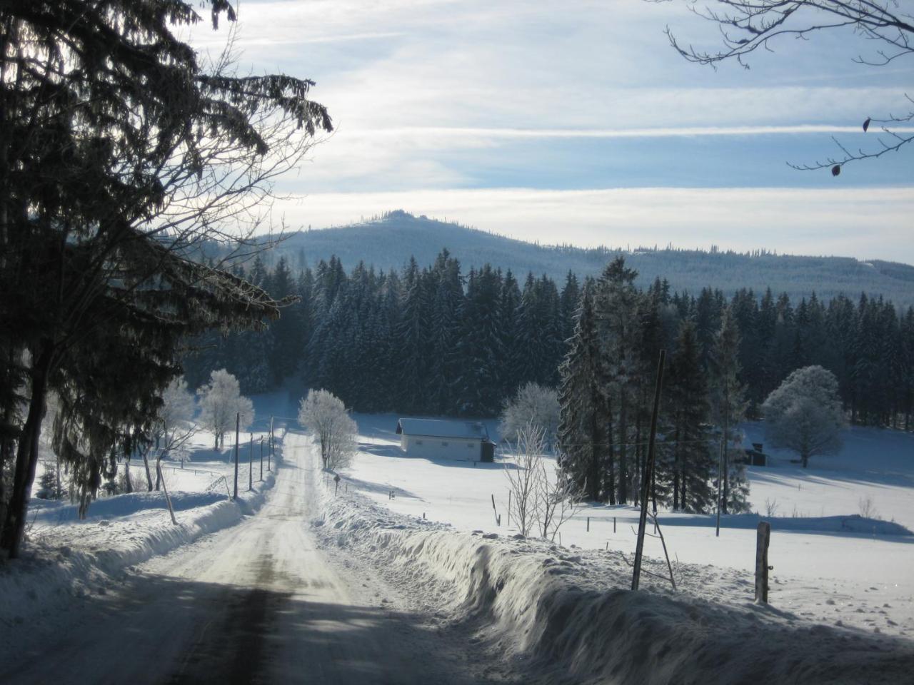 Gasthof Pension Strohmaier Haidmühle Exteriör bild